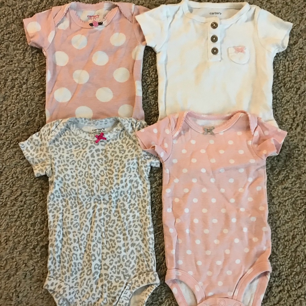 Carters 4 piece onesie NWOT NB